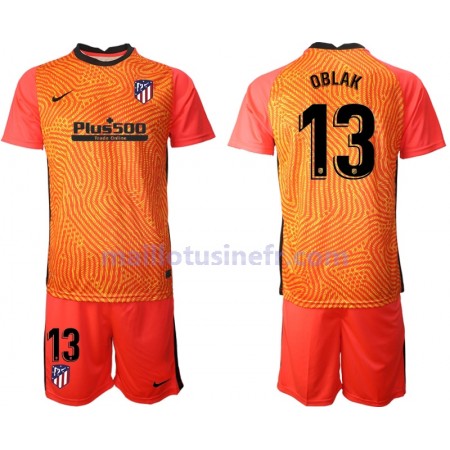 Maillot de Foot Atlético Madrid Jan Oblak 13 Gardien 2020-21 V003 - Enfant